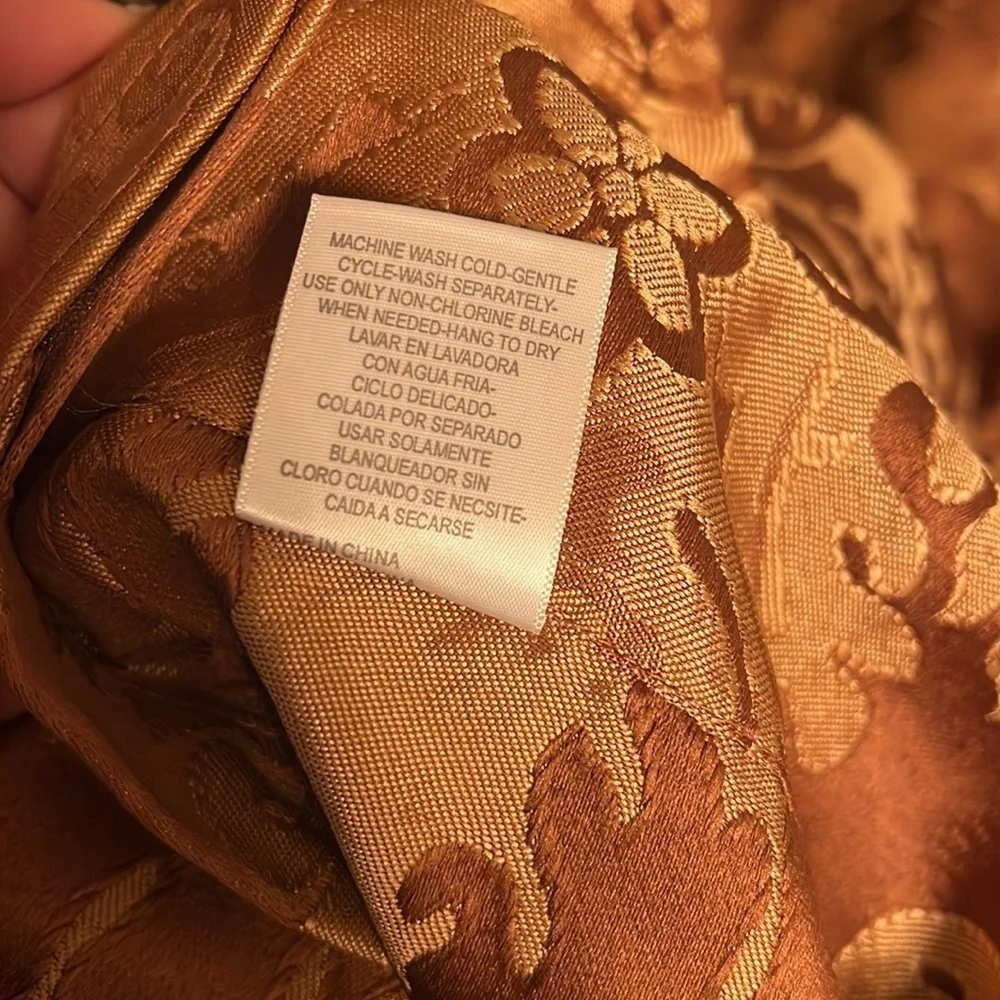 Croscill Home Curtains beautiful & rich! Color is rust & gold